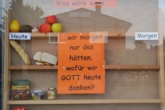 Schaukastenthema Glaube, Vertrauen, Hoffnung