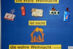 Schaukastenthema Weihnachten