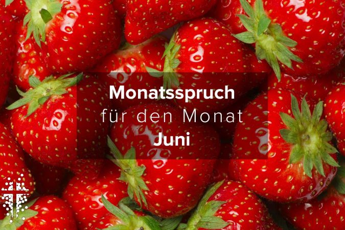 Monatsspruch für den Monat Juni 2023